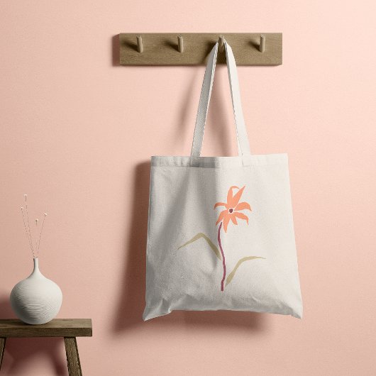 Stille Bloei Zonsondergang Blush Tote Bag