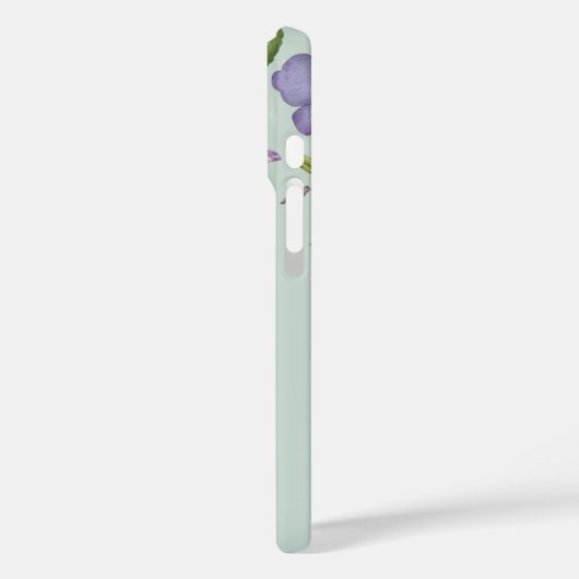 Stille bloemblaadjes Case-Mate iPhone case (Achterkant / Links)