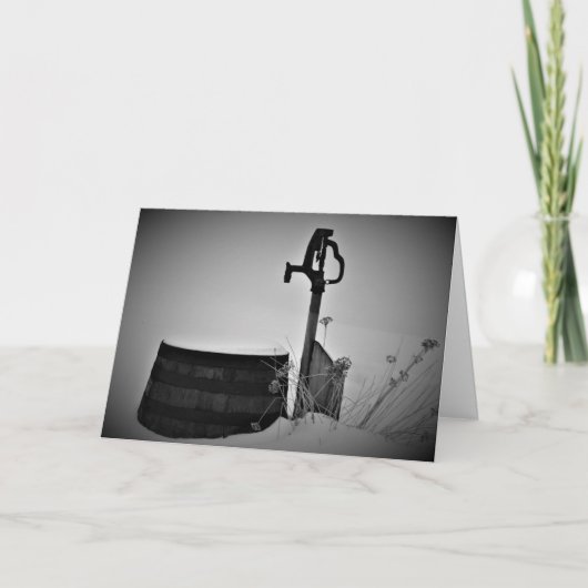 "Stille Brandkraan" kerstkaart Kaart (Voorkant)