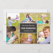 Stille Collage Feiertagsfotokarten Feestdagenkaart (Voorkant)