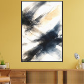 Stille Convergentie Canvas Afdruk (Insitu (Woonkamer))