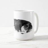 Stille Corgi Ochtendglimlach Koffiemok (Voorkant rechts)