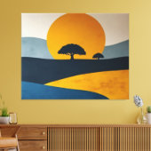 Stille Dageraad Canvas Afdruk (Insitu (Woonkamer))