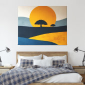 Stille Dageraad Canvas Afdruk (Insitu (Slaapkamer))