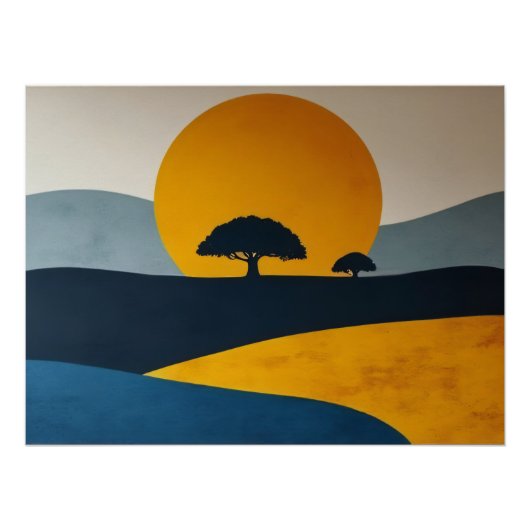 Stille Dageraad Perfect Poster (Voorkant)