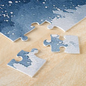 Stille Dennen Winterbos Legpuzzel (Zijkant)