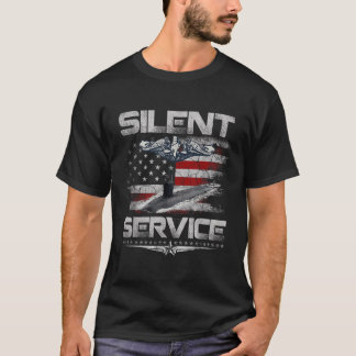 Stille Dienst U.S. Onderzeebootkrachten Patriottis T-shirt