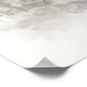 Stille Doorgang — Inkt Schilderkunst Wabi-Sabi Har Poster (Hoek)