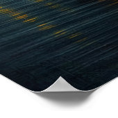 Stille Drift Onder de Gouden Maan Poster (Hoek)