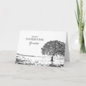 Stille Eik — Vaderdagkaart voor Opa Kaart (Voorkant)