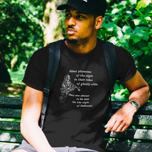 Stille fantomen van de nacht -  Halloween T-shirt
