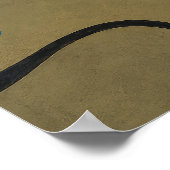 Stille Fragmenten van Gedachte abstracte kunst Poster (Hoek)