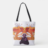 Stille geest feniks tote bag (Achterkant)