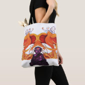 Stille geest feniks tote bag (Dichtbij)