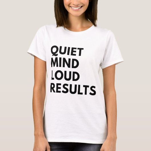 STILLE GEEST LUIDE RESULTATEN T-SHIRT (Voorkant)
