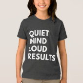 STILLE GEEST LUIDE RESULTATEN Tri-Blend SHIRT (Voorkant)