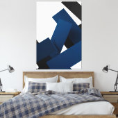 Stille Geometrie Canvas Afdruk (Insitu (Slaapkamer))