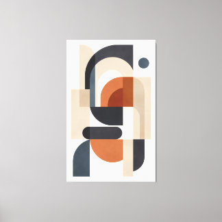Stille Geometrie in Evenwicht Canvas Afdruk