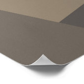 Stille Geometrie – Moderne Abstracte Kunstprint Poster (Hoek)