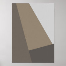Stille Geometrie – Moderne Abstracte Kunstprint