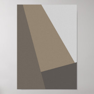 Stille Geometrie – Moderne Abstracte Kunstprint Poster