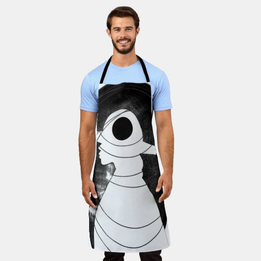 stille getuige schort (Gedragen)