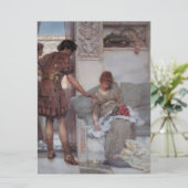 Stille groet (door Lawrence Alma-Tadema) Kaart (Staand voorkant)