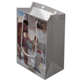 Stille groet (door Lawrence Alma-Tadema) Medium Cadeauzakje (Voorkant Gekanteld)