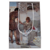 Stille groet (door Lawrence Alma-Tadema) Medium Cadeauzakje (Achterkant)