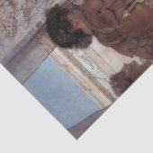 Stille groet (door Lawrence Alma-Tadema) Tissuepapier (Detail)