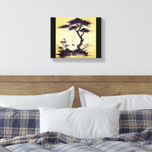 stille harmonie canvas afdruk (Insitu (Slaapkamer))