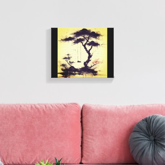 stille harmonie canvas afdruk (Insitu (Woonkamer))