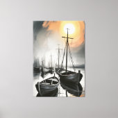 Stille Haven Eclipse Canvas Afdruk (Voorkant)