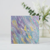 Stille Heerschappij Moderne Kunst Feestdagenkaart (Staand voorkant)