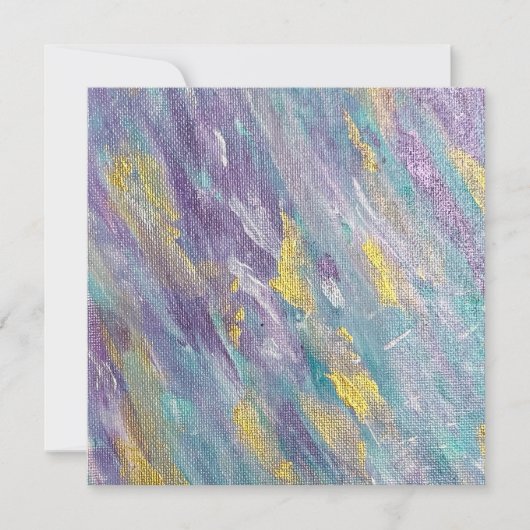 Stille Heerschappij Moderne Kunst Feestdagenkaart (Voorkant)