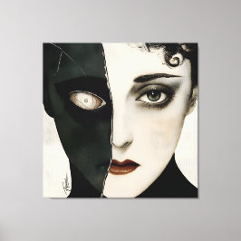 Stille Hel - Donkere Kunst Uitgerekte Canvasprint Canvas Afdruk