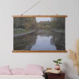 Stille Herfstmeer - Nordic Mist Editie Hangend Wandkleed