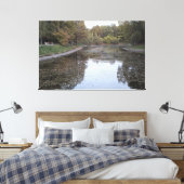 Stille Herfstmeer – Scandinavische Editie Canvas Afdruk (Insitu (Slaapkamer))