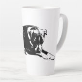 Stille Hondenmok Latte Mok (Rechterhoek)