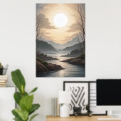 Stille Horizon Poster (Thuiskantoor)