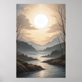 Stille Horizon Poster (Voorkant)