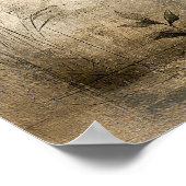 Stille Intervallen | Wabi-Sabi Architecturale Abst Poster (Hoek)
