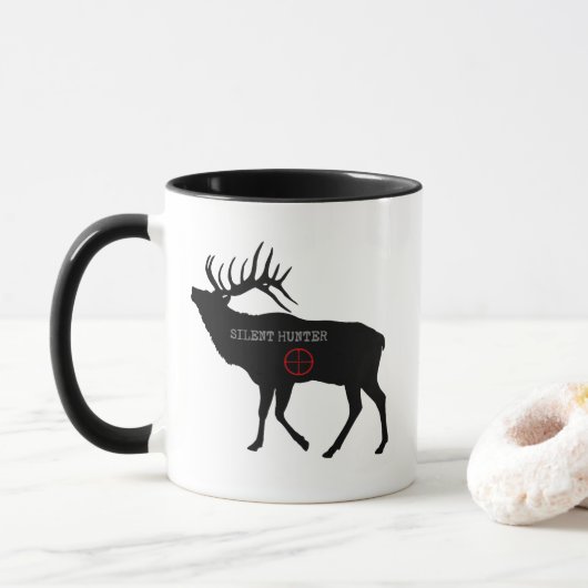 Stille Jager Wapitihert Mok (Met donut)