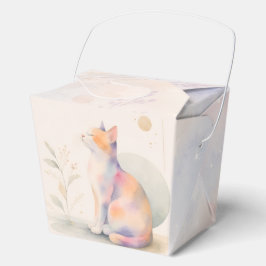 Stille Katze im Mondlicht Bedankdoosjes