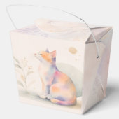 Stille Katze im Mondlicht Bedankdoosjes (Achterkant)
