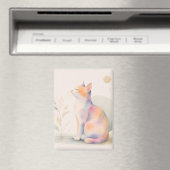 Stille Katze im Mondlicht Magneet (Insitu (Vaatwasser))