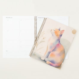 Stille Katze im Mondlicht Planner