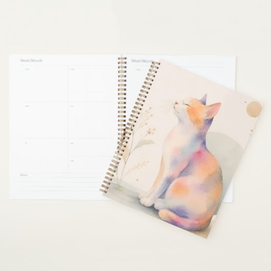 Stille Katze im Mondlicht Planner (Display)