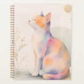 Stille Katze im Mondlicht Planner (Voorkant)
