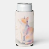 Stille Katze im Mondlicht Seltzer Blikjeskoeler (Seltzer Voorkant)